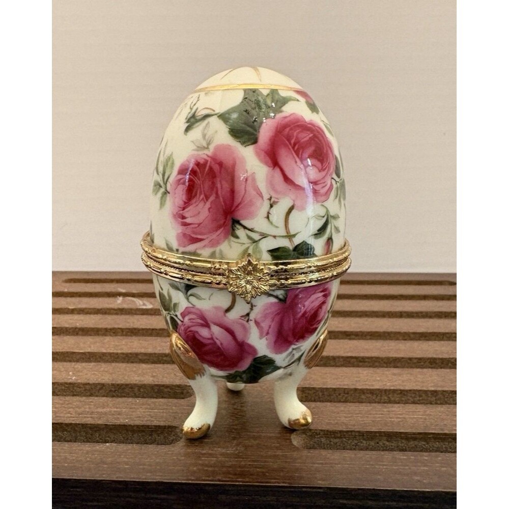 Formalities Laura Chintz Collectible Hinged Egg